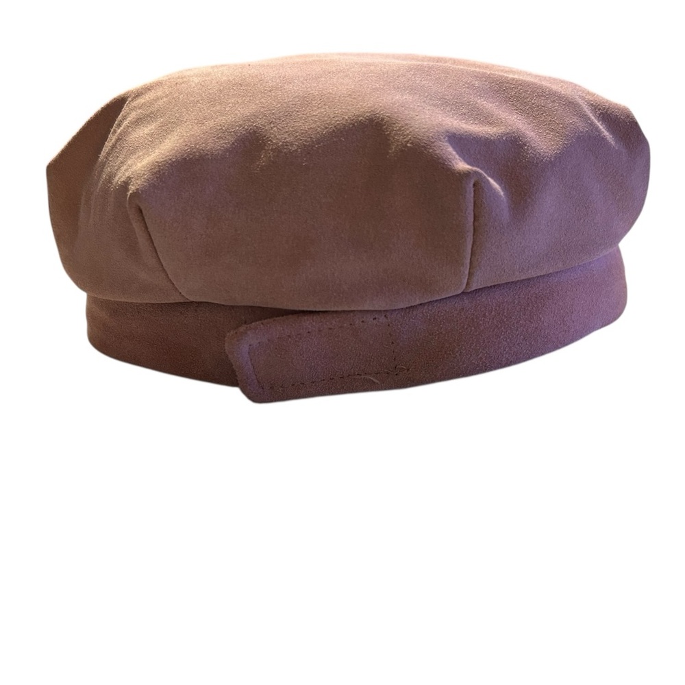 KOKIN Women’ Packable Pink Suede Newsboy Hat | Vintage - Picture 7 of 7